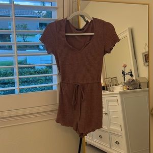 purple romper from shein:)